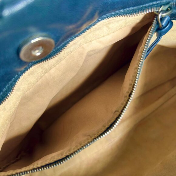 💎✨Beautiful✨💎Authentic BOTTEGA VENETA Intrecciato Shoulder Bag Black - Picture 14 of 15